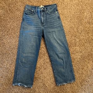 Madewell Slim Wide Leg Crop Jean